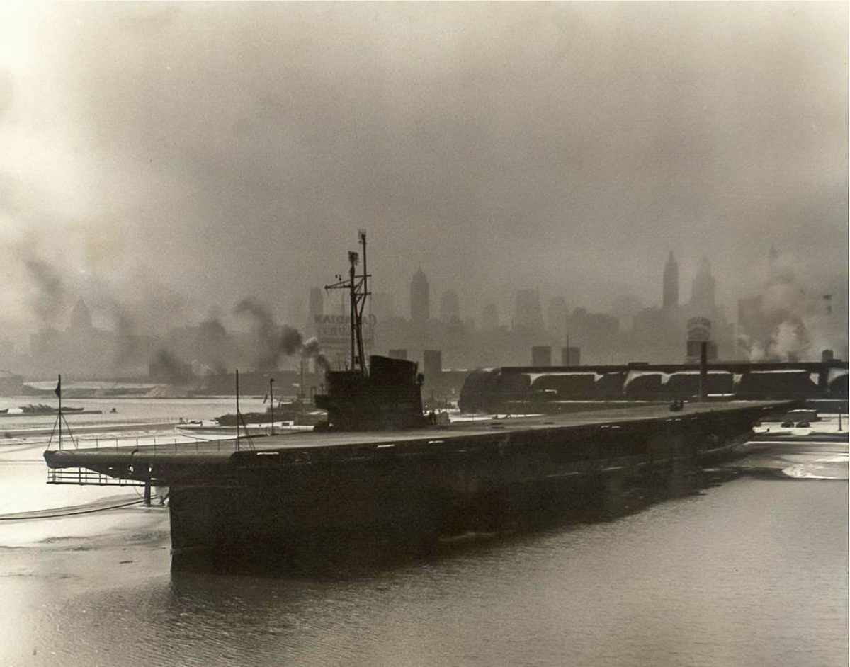 USS Sable docked in Chicago. This Great Lakes carrier and her sister ship, USS Wolverine are the focus of a documentary Heroes on Deck. (photo via Heroes on Deck)