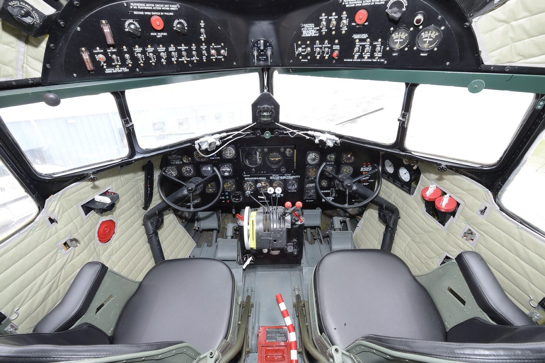 The immaculately restored Dakota's cockpit. One can easily see how it took 8 years to get the aircraft looking like this! (GMAM photo)