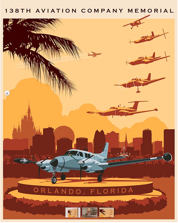 138th Aviation Company Memorial Poster