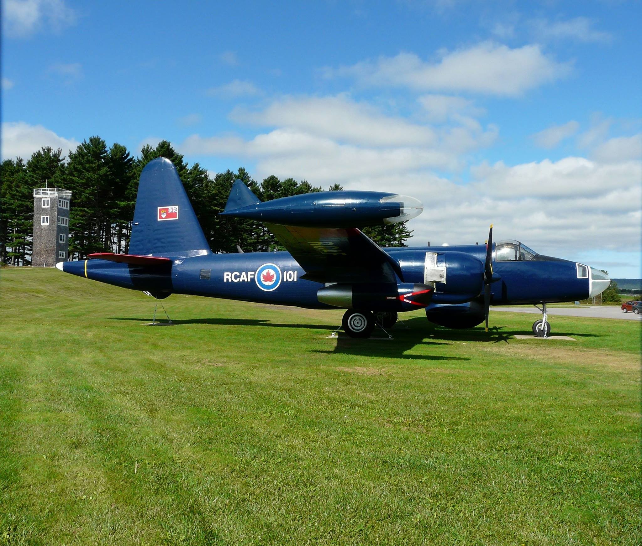 A former US Navy Lockheed P2V-7 Neptune reconfigured and painted to represent a Canadian example. (photo via GMAM)