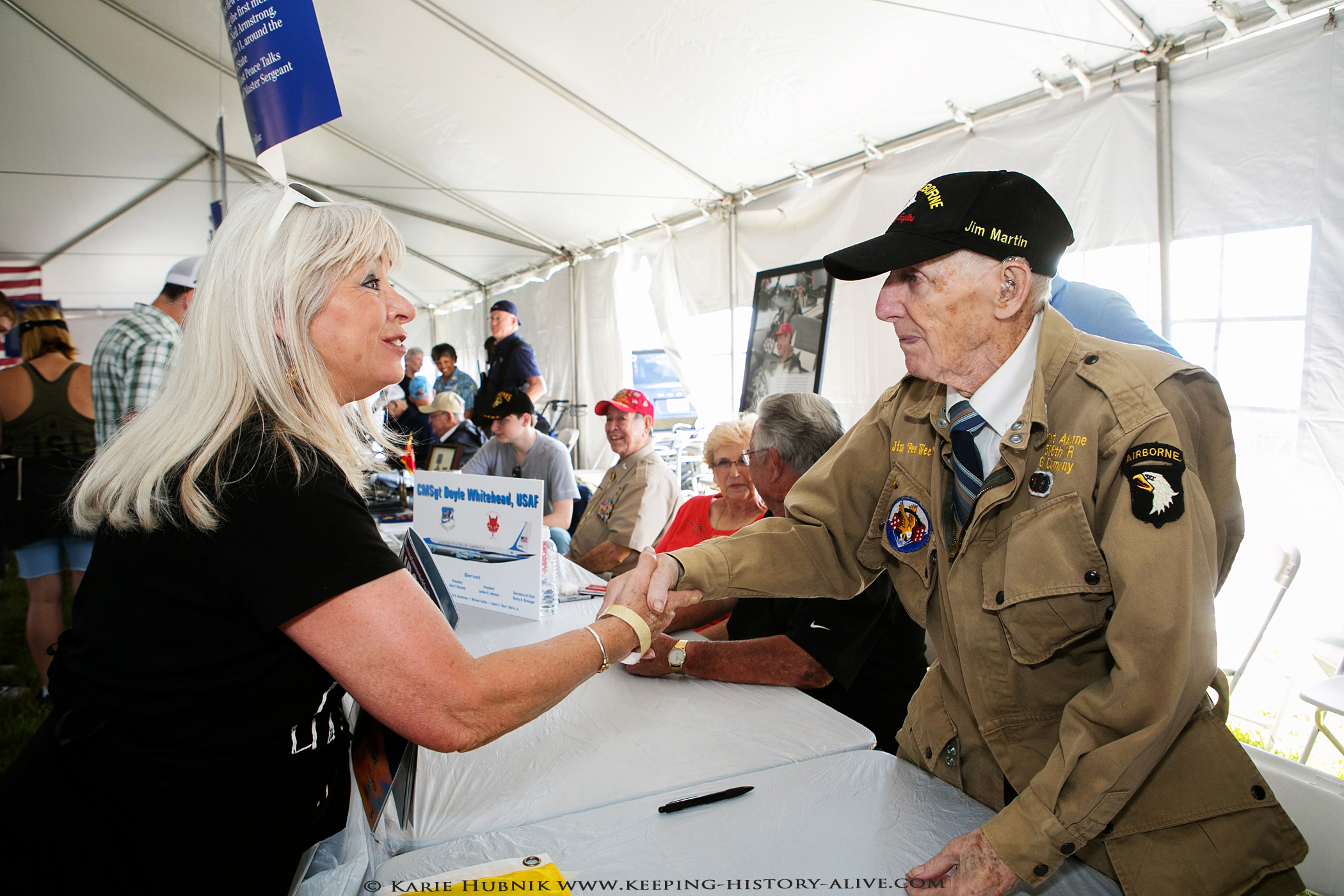 Come meet legendary aviators in the Legends and Heroes Tent. (photo via WOH)