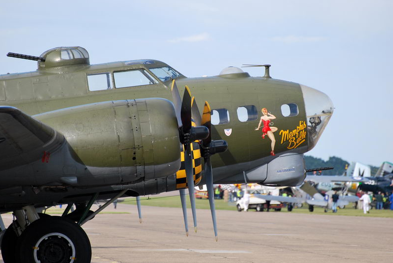 Boeing B-17 Flying Fortress, replica of the world-famous Memphis Belle