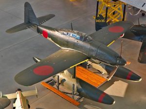 The world's last surviving Aichi M6A in the collection of the Smithsonian (Image Credit: Smithsonian Air and Space Museum)