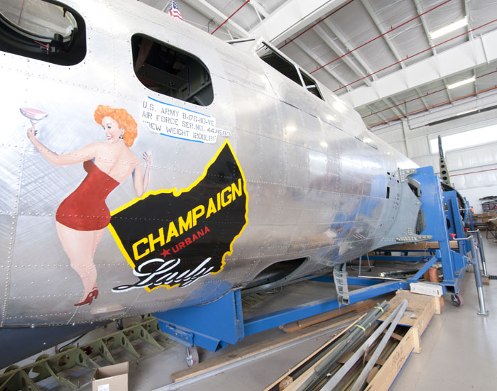 Champaign Aviation Museum's B-17 Champaign Lady (Image Credit: Champaign Aviation Museum)