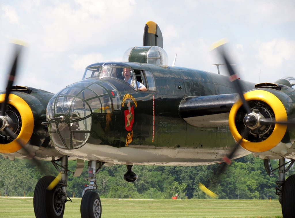 Airworthy North American B-25 Mitchell, Champaign Gal (Image Credit: Champaign Aviation Museum)