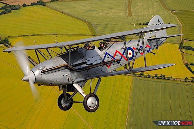 Hawker Demon over the English countryside (Image Credit: Luigino Caliaro)