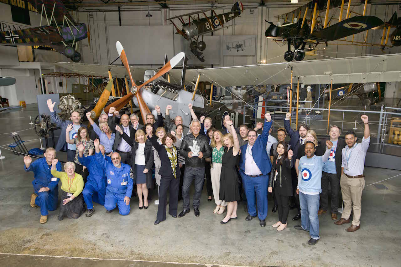 First World War in the Air received  £898,000 of National Lottery funding through the Heritage Lottery Fund ( ‘©Trustees of the Royal Air Force Museum’)