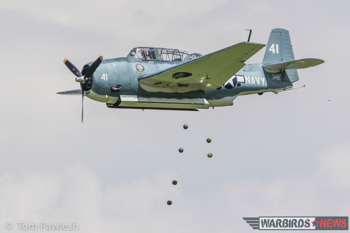 Bombs away... the water melon drop is a regular feature at Geneseo. (Photo by Tom Pawlesh)