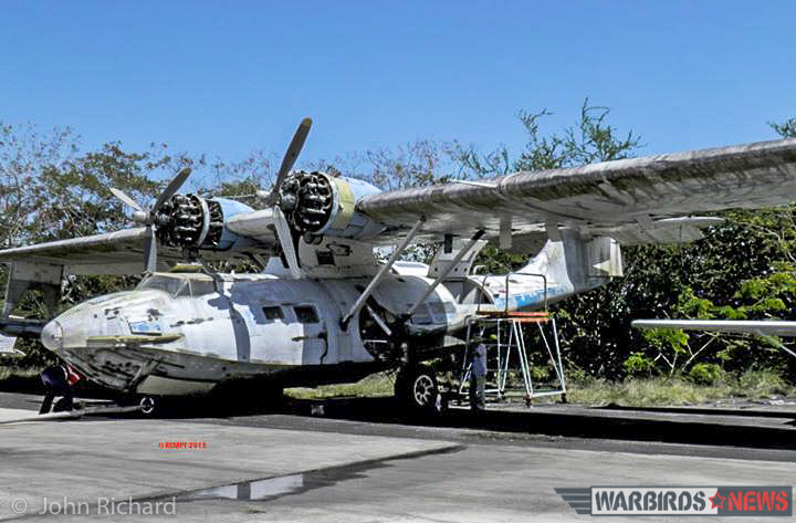 The PBY as she looked in Puerto Rico when the Rathmines Catalina Memorial Project Association acquired her in 2013. Half a work away now, in Australia, the organization has made great strides in resurrecting this ocean-going behemoth. (photo by John Richard)