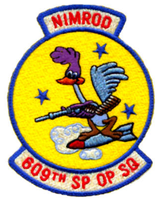 Squadron patch of the U.S. Air Force 609th Special Operations Squadron. ( Image via Wikipedia)