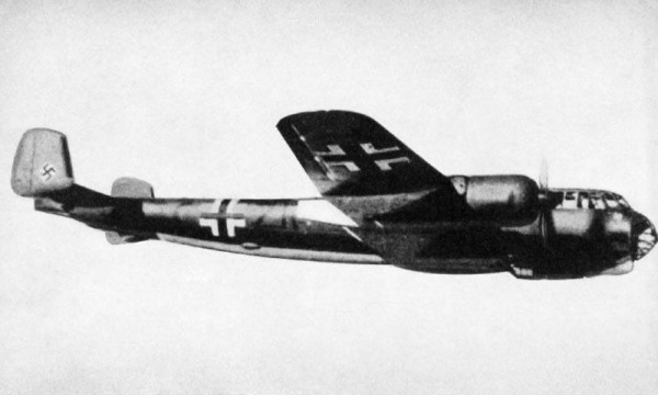 Photo of a German Dornier Do 217E-2 bomber, ca. 1942 ( Image credit U.S> Navy)