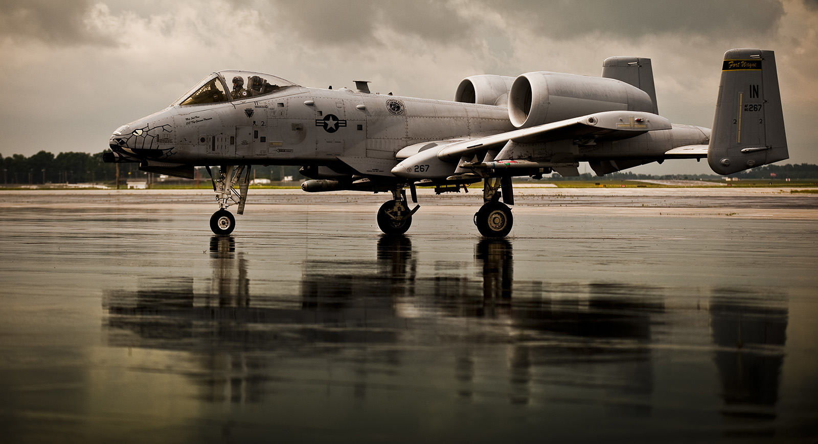 An A-10C of the 122nd FW will be in attendance at the show. (photo  by Staff Sgt. William Hopper via Wikipedia)