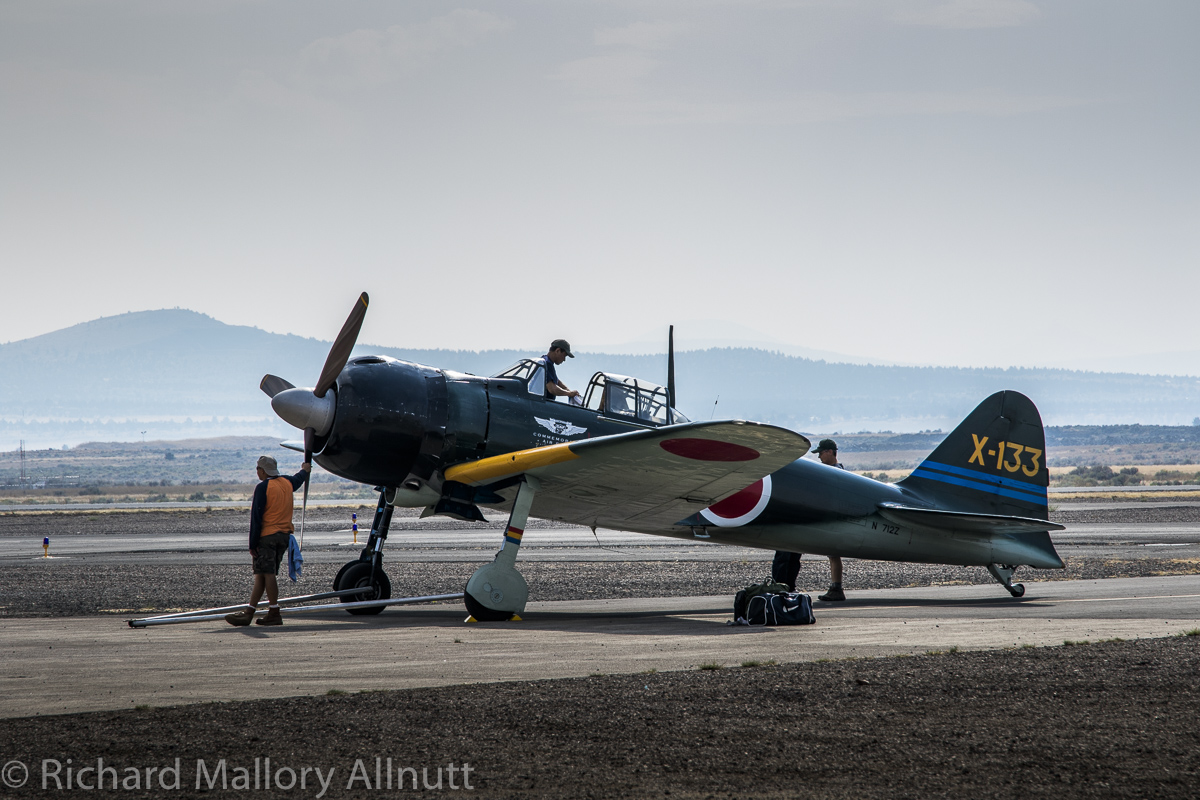 The CAF's Zero arrived today from its home in Camarillo, California. (photo by Richard Mallory Allnutt)
