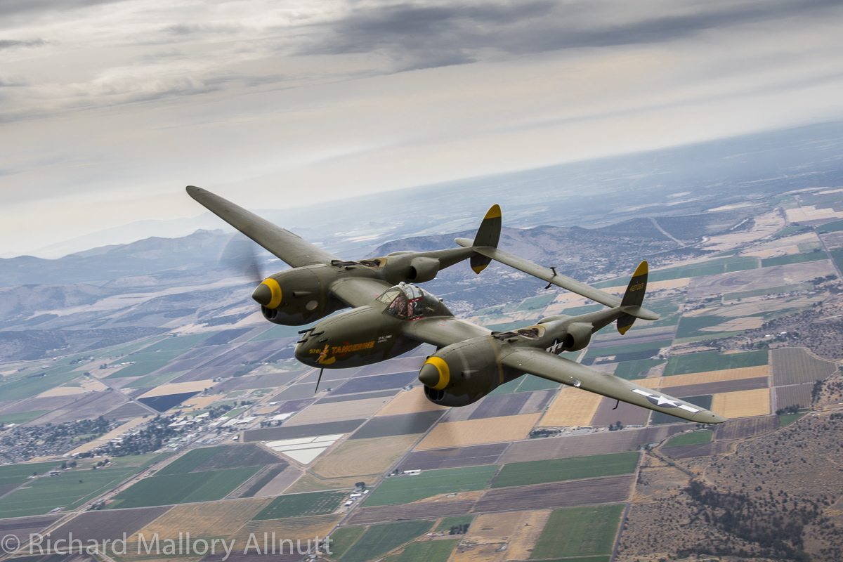 The EAC P-38 Lightning. (photo by Richard Mallory Allnutt)