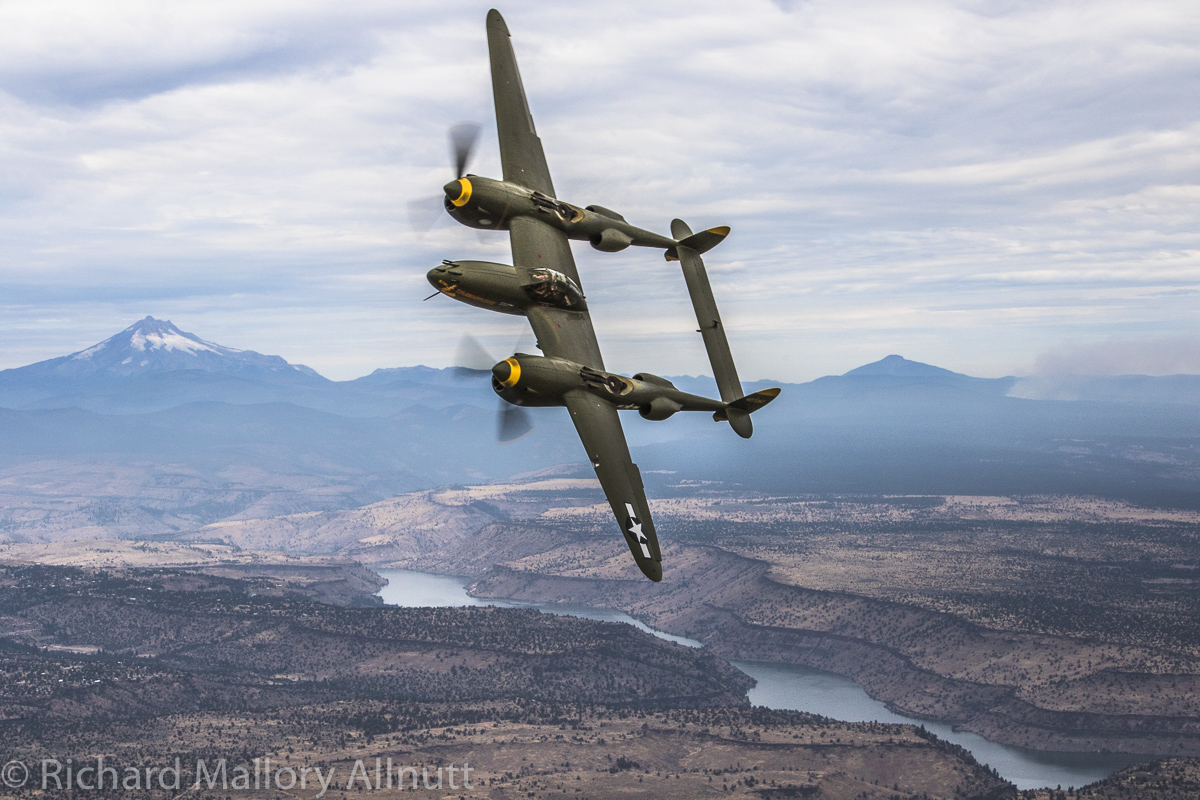 The EAC P-38 Lightning. (photo by Richard Mallory Allnutt)