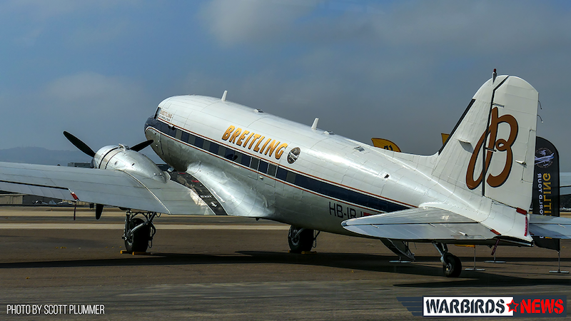 Breitling DC-3 On The Ramp At Lyon Air Museum copy