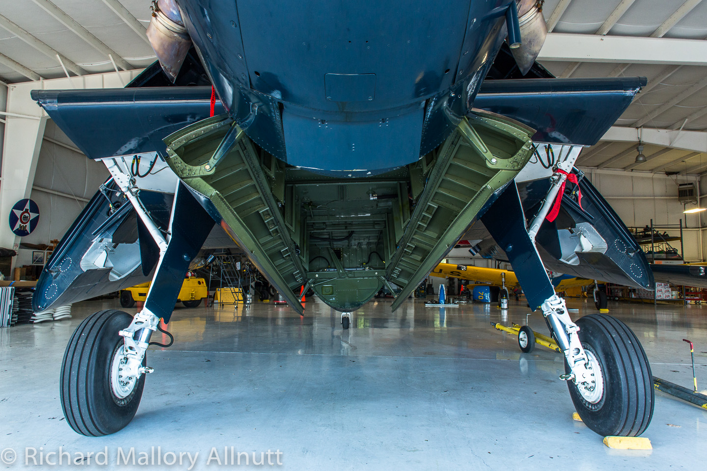 The Avenger's fully rebuilt bomb bay, replacing the hopper from its air-tanker days with Conair, and lastly Forestry Protection Services in Canada. (photo by Richard Mallory Allnutt )