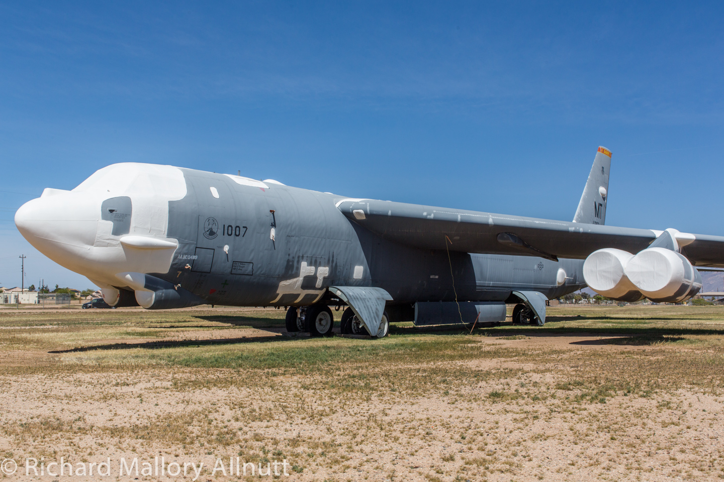 '007 'The Ghost Rider' in storage at AMARG in March, 2014 during a visit by WarbirdsNews. (photo by Richard Mallory Allnutt)