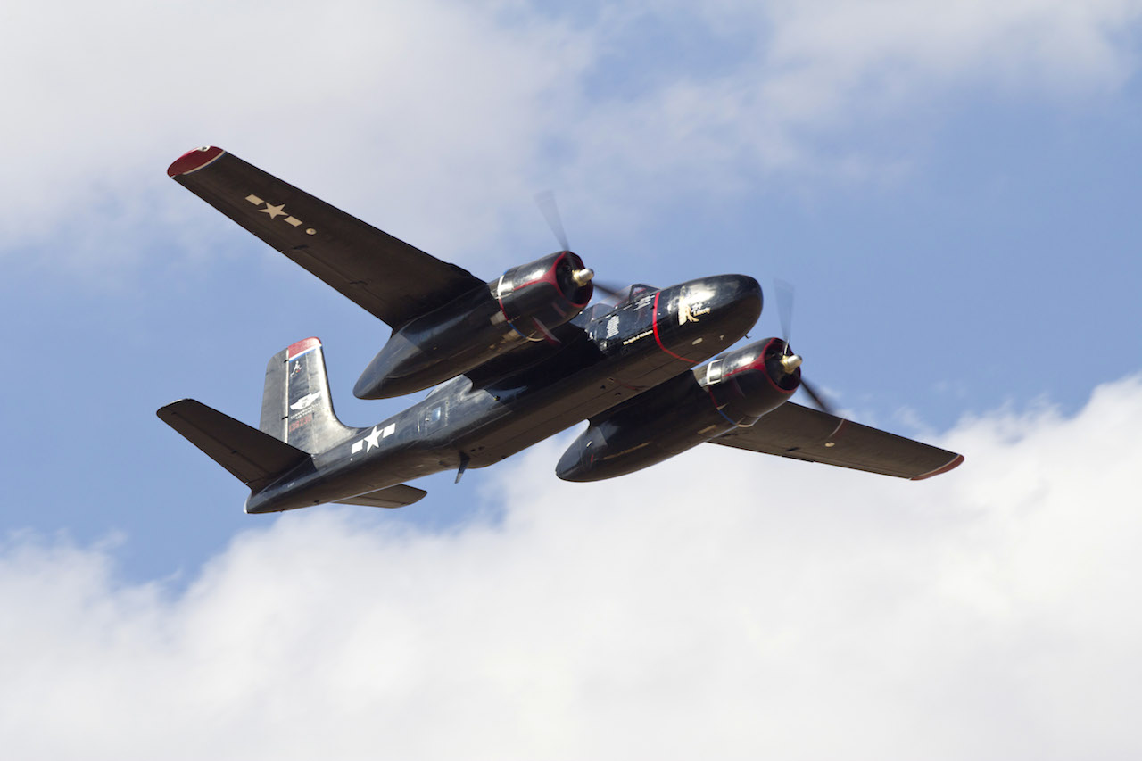 The CAF's A-26 Invader at the 2013 CAF AIRSHO. ( Image by Kevin Hong)