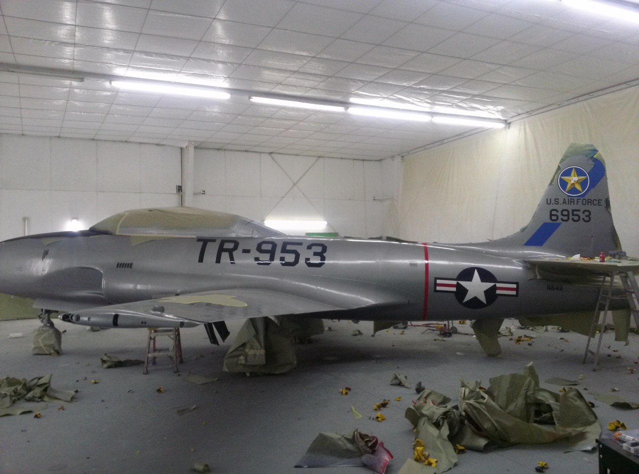Collings Foundation T-33 paint booth copy