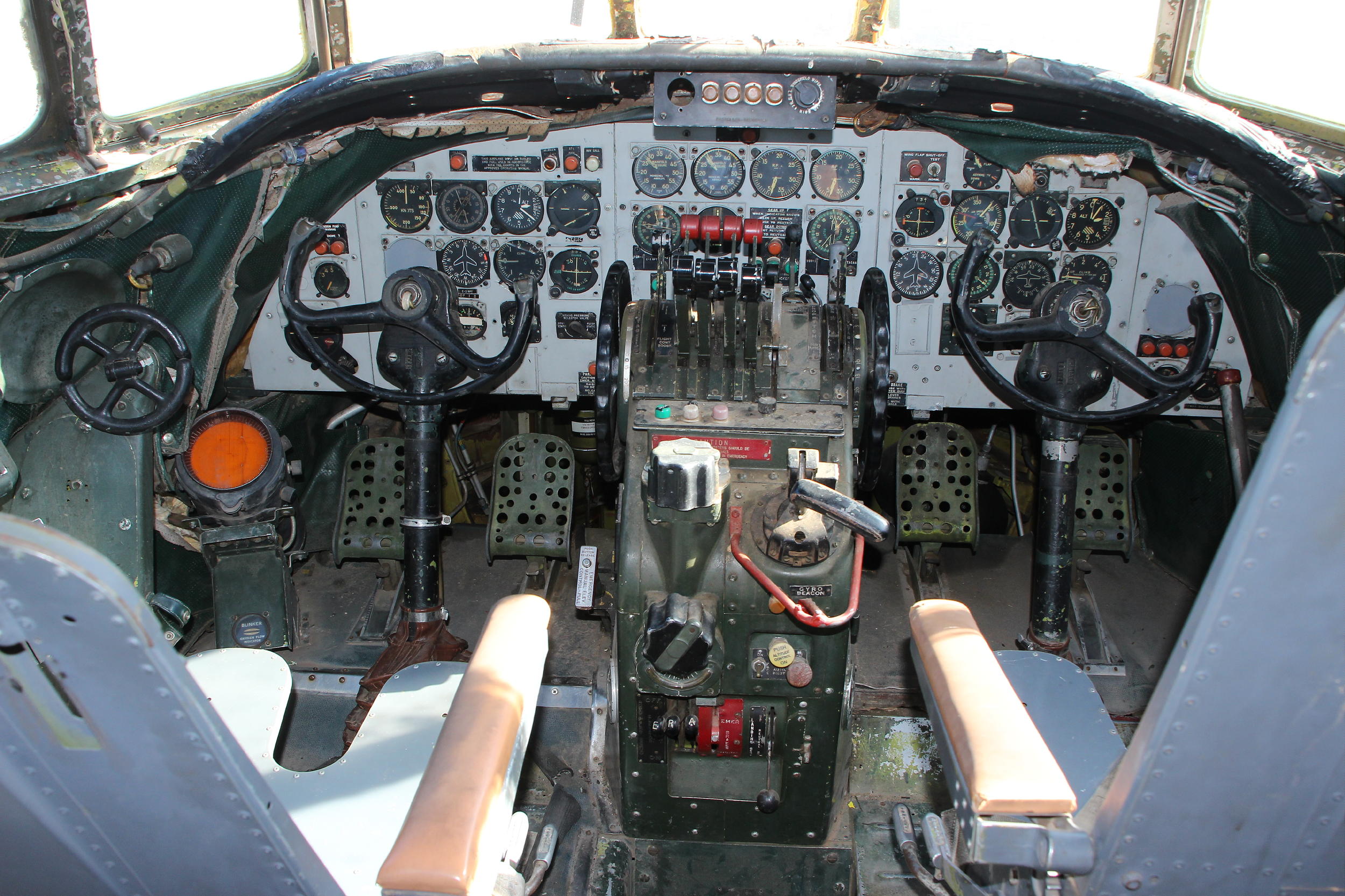 Columbine II's cockpit. (Ken Stoltzfus photo)