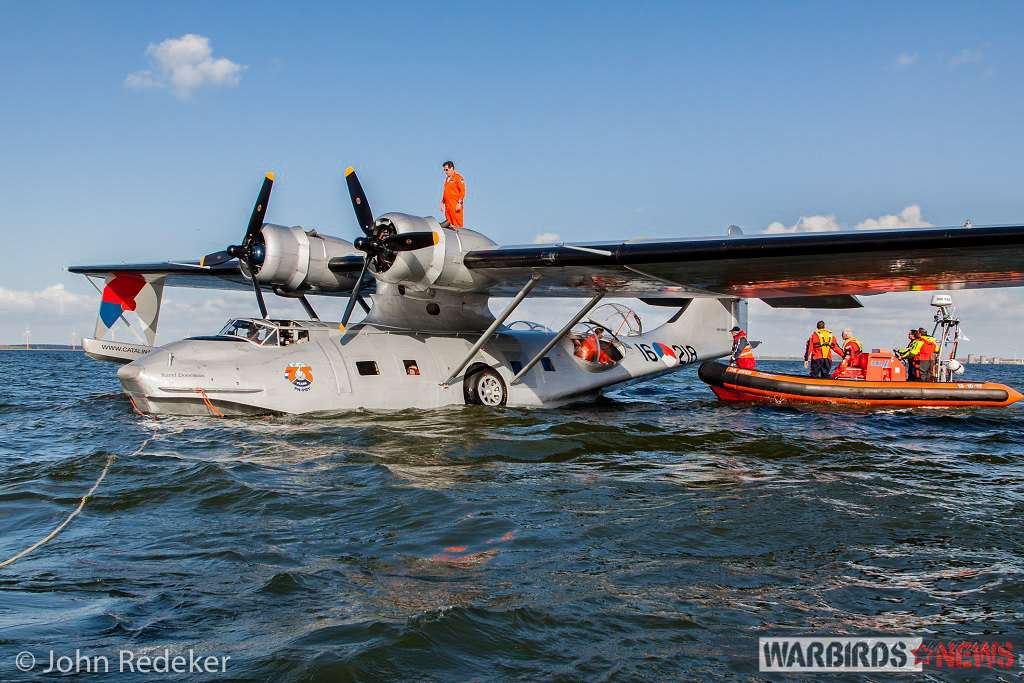 PBY-5A on the IJsselmeer. (photo by John Redeker)