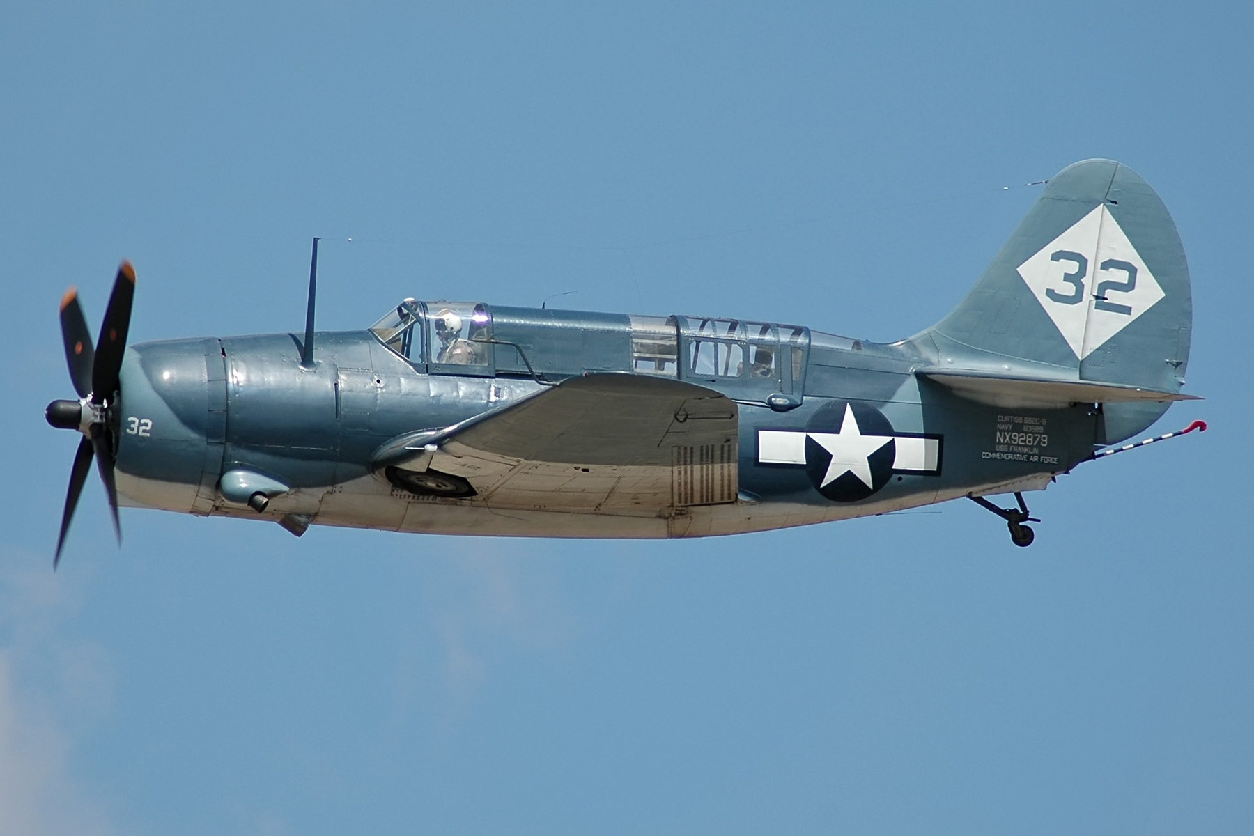 Curtiss SB2C Helldiver of the  Commemorative Air Force. ( GNU Free Documentation License)