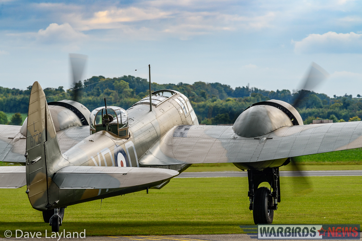 ARCo's Bristol Blenheim on the ground waiting to take off. (photo by Dave Layland)