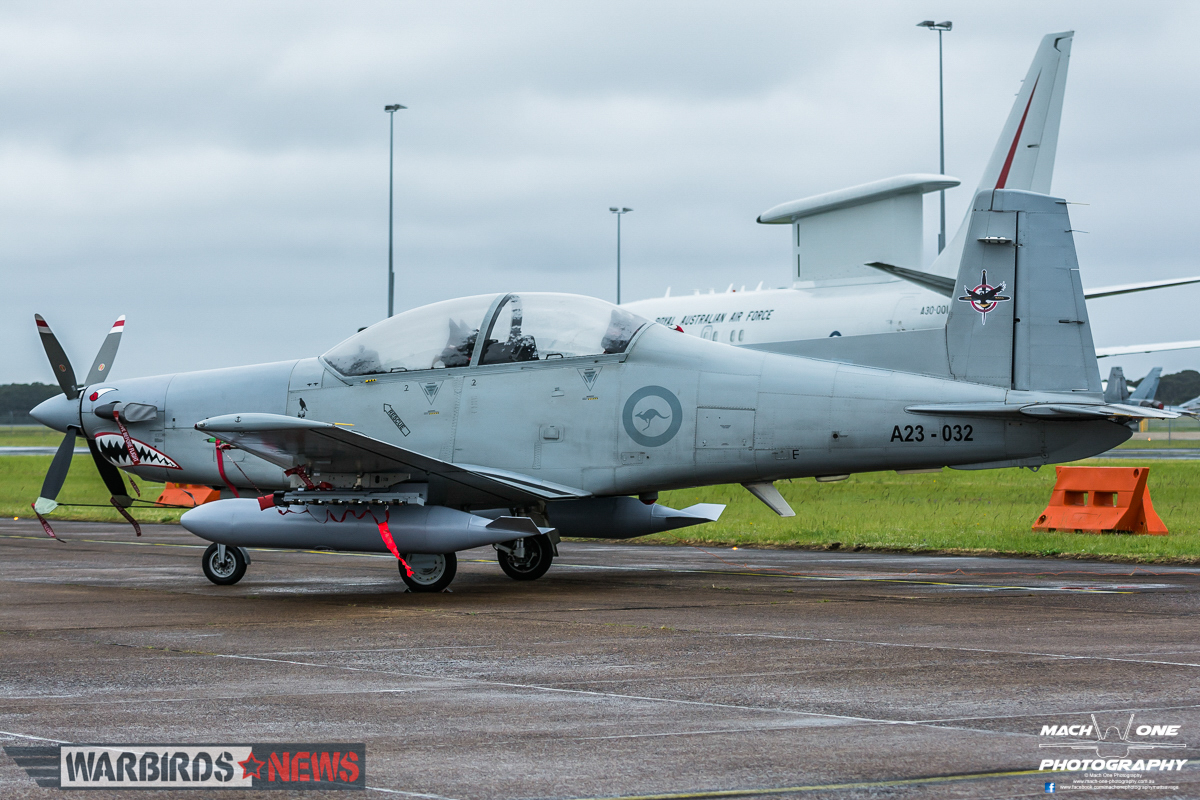 Pilatus PC-9/A(F) A23-032, operated by 4 Squadron RAAF. (Photo by Matt Savage/Mach One Photography)