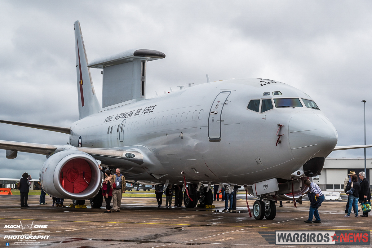 A Boeing E-7A Wedgetail operated by 2 Squadron. (Photo by Matt Savage/Mach One Photography)