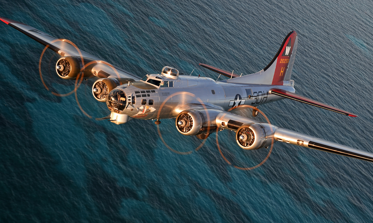  The bomber was built in 1944 and was delivered to the U.S. Army at the end of World War II. It was eventually sold as surplus for just $750, and spent nearly 40 years doing assorted jobs ranging from a firebomber in the western United States to a mapping aircraft over the Middle East. 