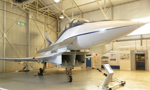 Built by British Aerospace as the sole example of the Experimental Aircraft Programme technology demonstrator, as part of the development of a new agile air superiority fighter, which eventually appeared as the Eurofighter Typhoon, (which first flew as the European Fighter aircraft (EFA) in March 1994).  