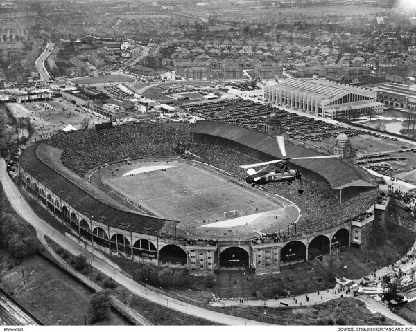 FA Cup Final Wembley Stadium (Empire Stadium), Wembley Park, London, 27 April 1935. ( © English Heritage. Aerofilms Collection)