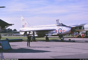 A 1966 picture of the English Electric (BAC) Lightning F.1A (XM173) at RAF Gaydon. ( Image credit John Black)
