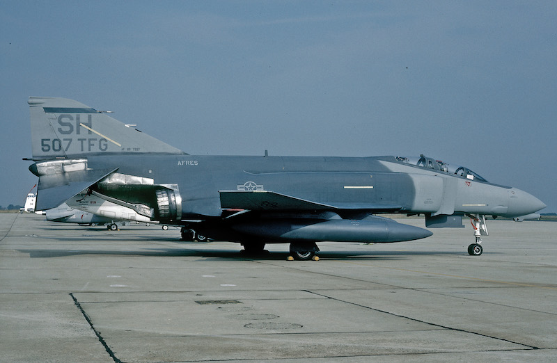 F-4D 66-7507 on July 11, 1987 at NAF Andrews, Camp Springs, MD - Photographer - David F. Brown