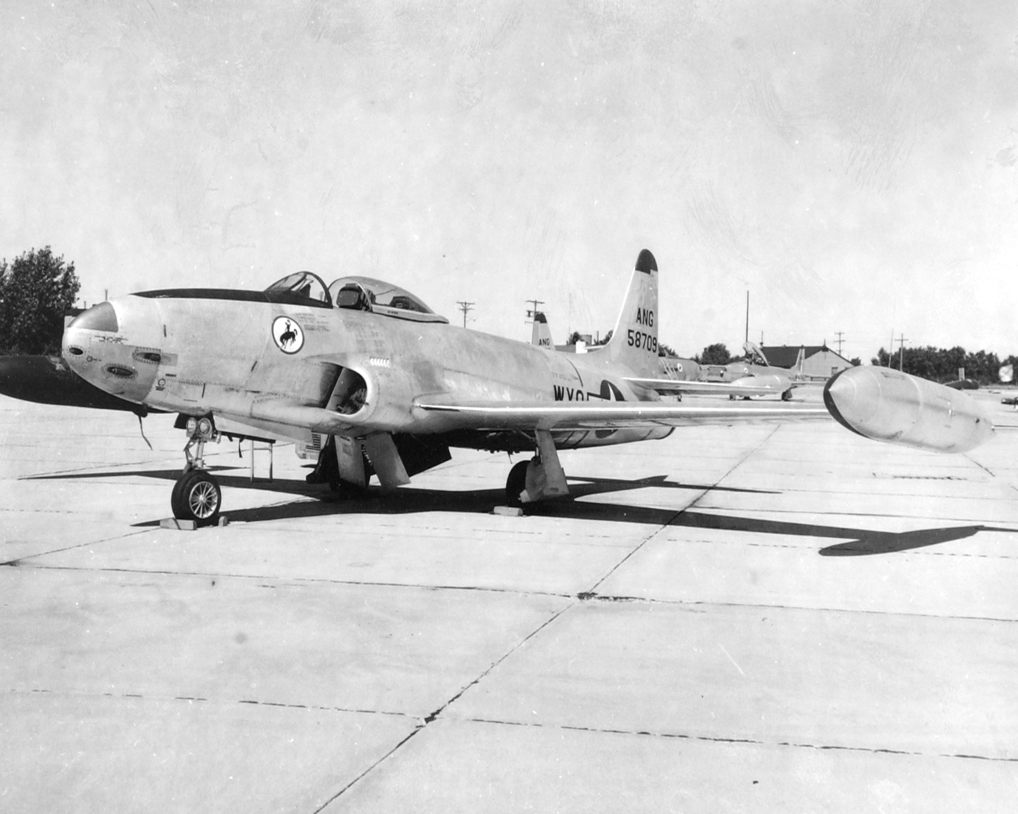 F-80C "Shooting Star" flown from 1953 - 1957