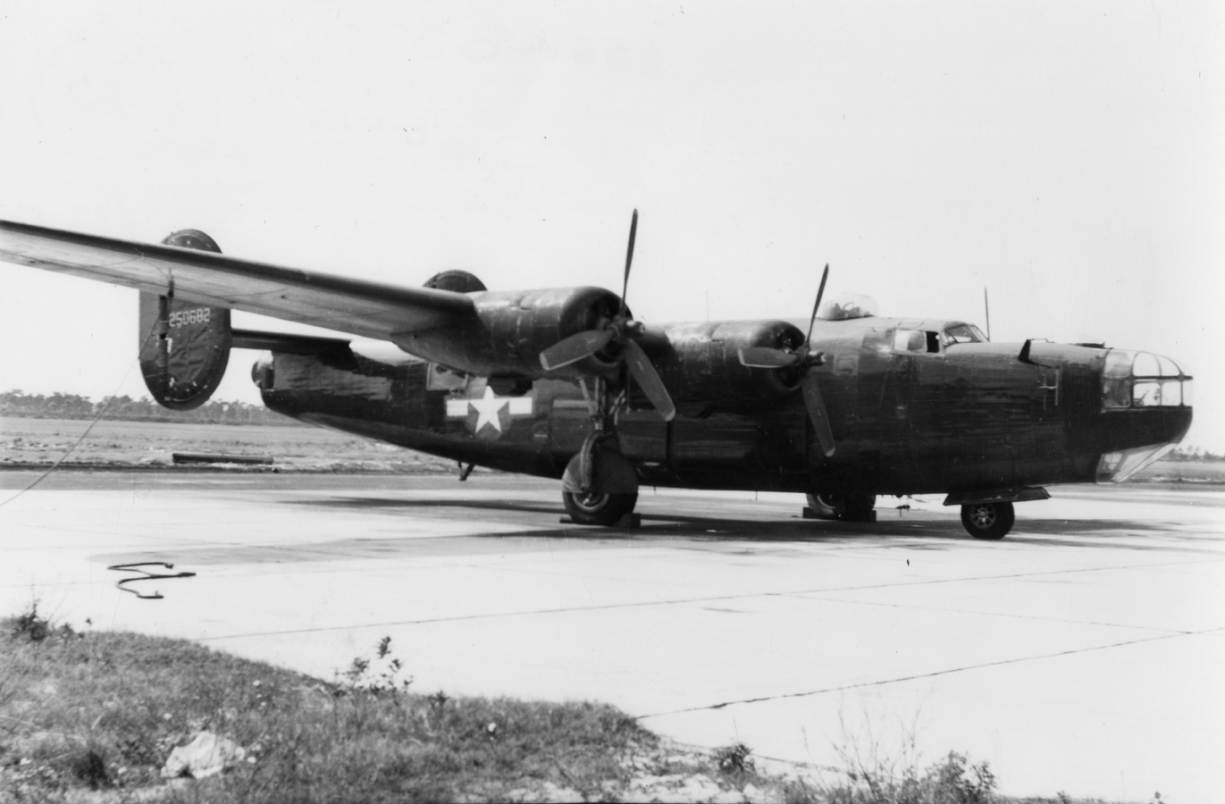 A B-24 Liberator (serial number 42-50682) of the 492nd Bomb Group