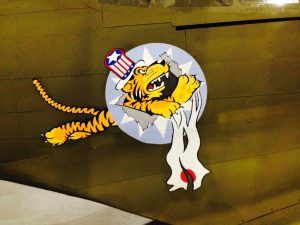 One of the most iconic embed of WWII, the mighty The 1st American Volunteer Group (AVG) "Flying Tigers". ( Image credit Rachel Haney)