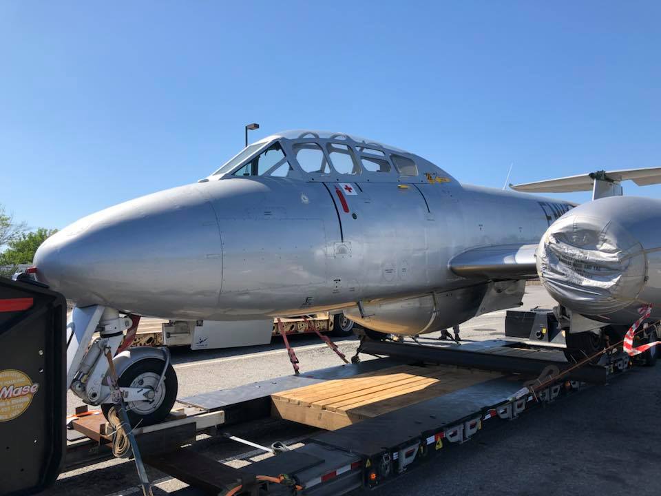 http://warbirdsnews.com/wp-content/uploads/Gloster-Meteor-T.7-WA587-arriving-in-Hampton-Roads-from-England-for-WHAM-in-late-April-after-a-sea-journey-from-the-UK.jpg