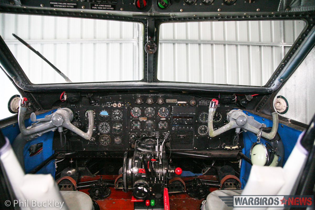 The immaculate-looking cockpit. (photo by Phil Buckley)