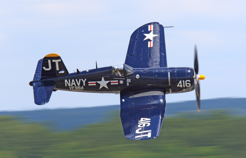 With your help, Jim Tobul in his magnificent F4U-4 will be flying over Pearl Harbor to celebrate VJ-J Day. (photo  Craig M. Scaling)