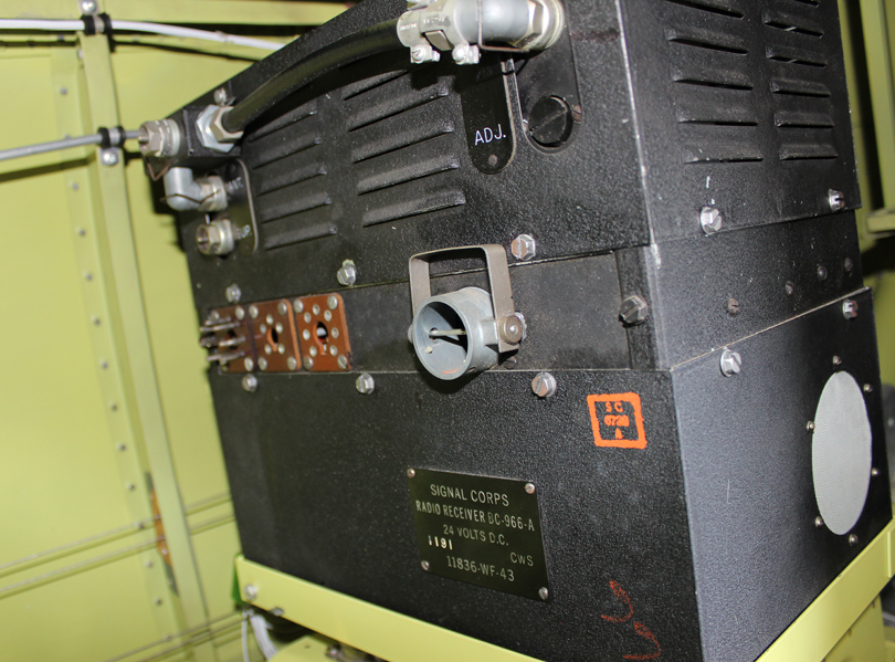 The BC-966-A Receiver, the last original radio needing installation. (Photo via Tom Reilly)