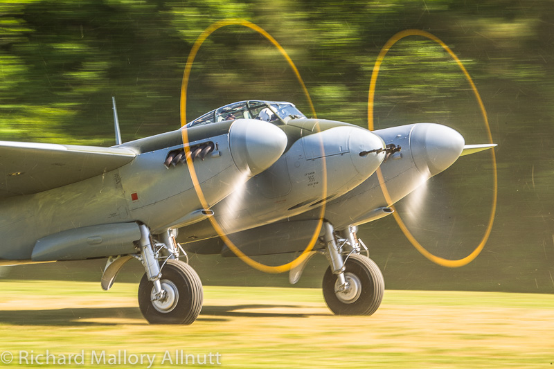 Highlight of the air show for many will be the opportunity to see the worlds only airworthy deHavilland Mosquito FB.26 take to the skies. (photo by Richard Mallory Allnutt)