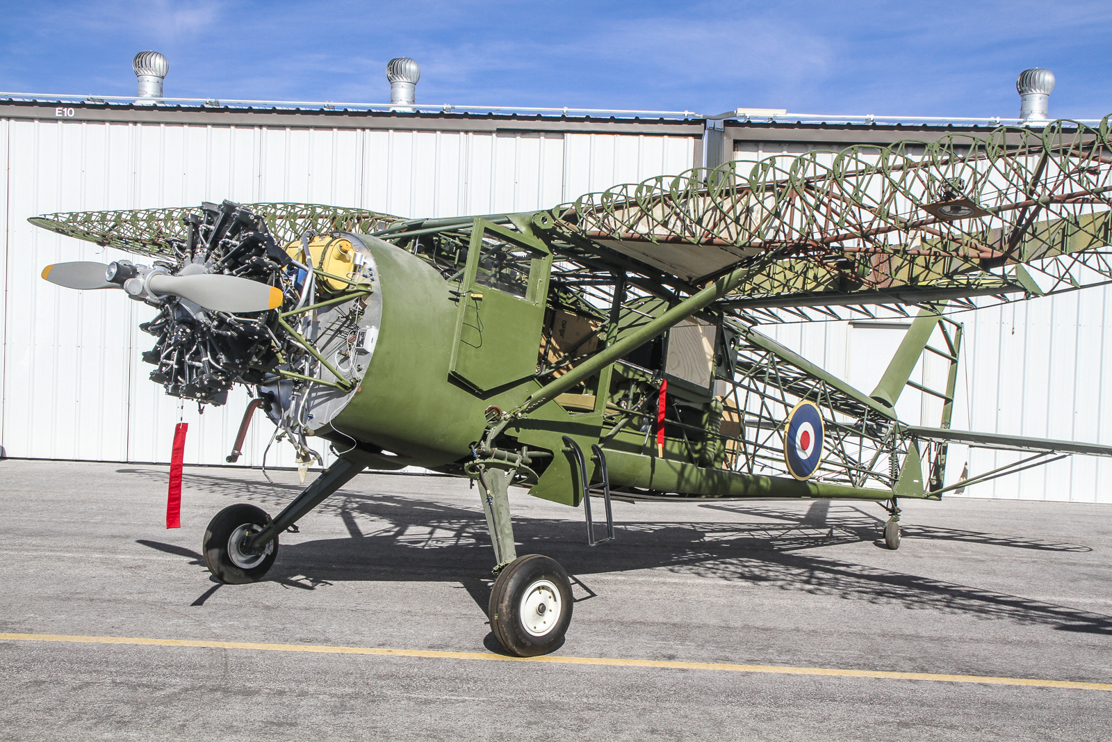 The CAF Nevada Wing's Stinson AT-19 Reliant is making great strides towards her first flight. (photo via CAF Nevada Wing)