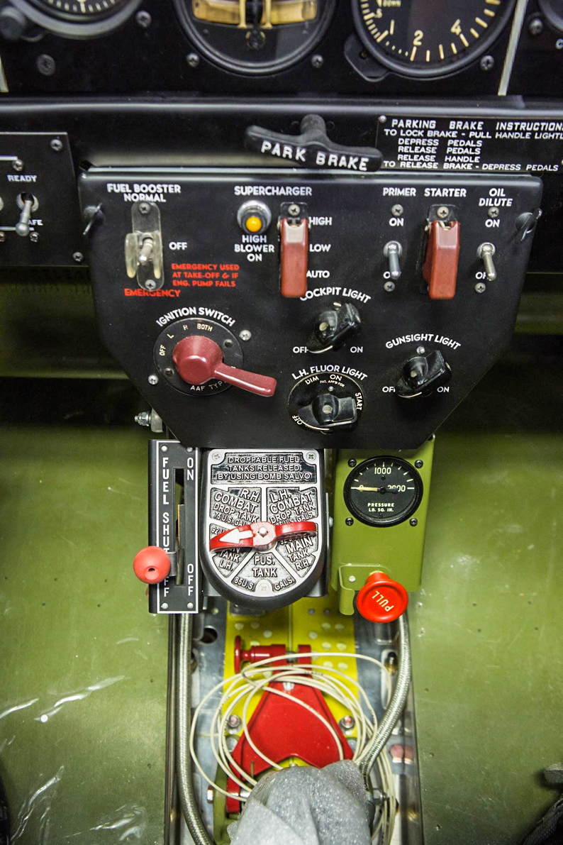 Here we have the pilot’s main switch box. (photo via AirCorps Aviation)