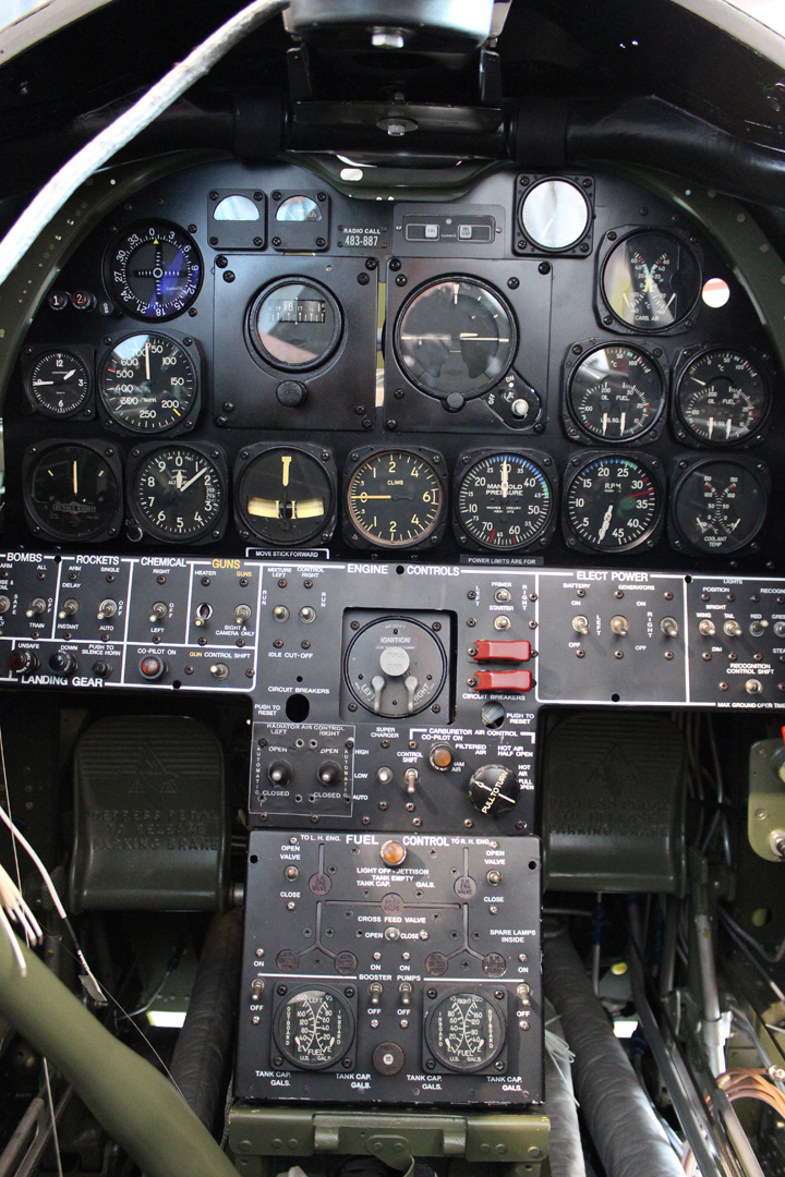 Pilot’s instrument panel installed. The loose wires are avionics (radio) wires which still require hooking up. (photo via Tom Reilly) 