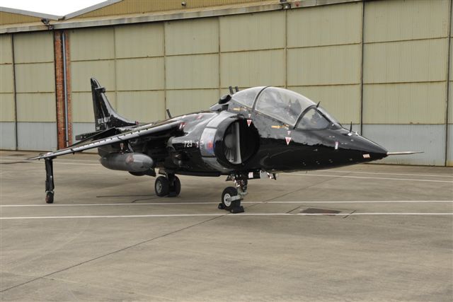 Art Nalls' newly acquired Harrier. (photo via Art Nalls)