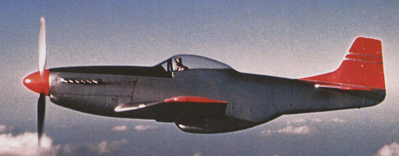 One of the first photos of Red Nose in the CAF colors ( circa 1957).