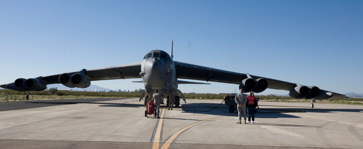 For the first time a B-52 is regenerated from Tucson's Boneyard. ( Photo by Davis Monthan Air Force Base)