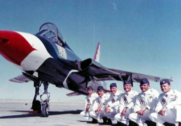 Image by Check-SIx.com, click HERE to read more about the crash of the Thunderbirds' F-105B  At Hamilton AFB, California May 9, 1964